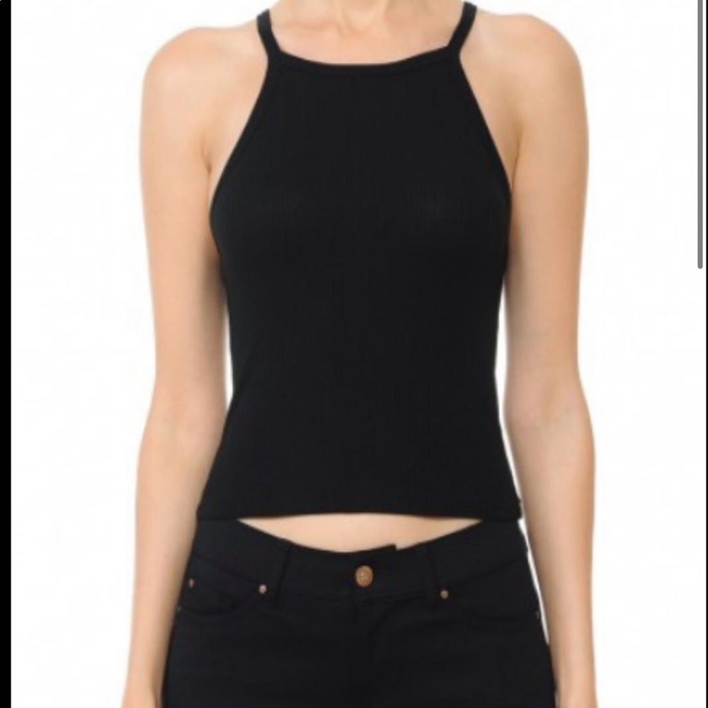 ambiance black halter top